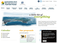 Tablet Screenshot of bidasoaturismo.com